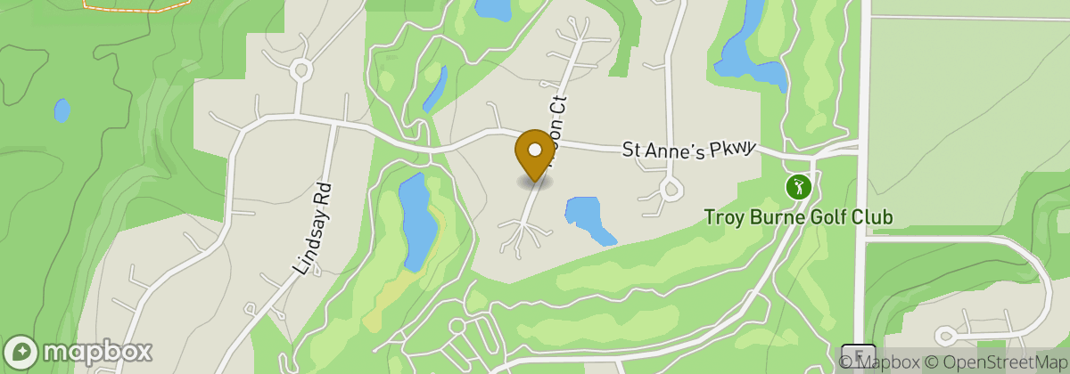 Map location: Troy Burne Golf Club