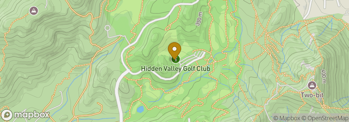 Map location: Hidden Valley Golf Club