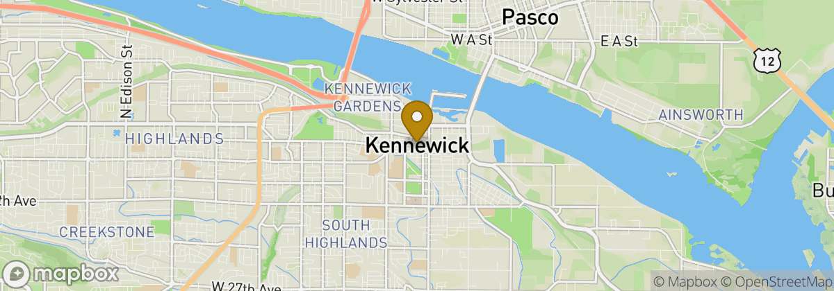 Map location: Kennewick