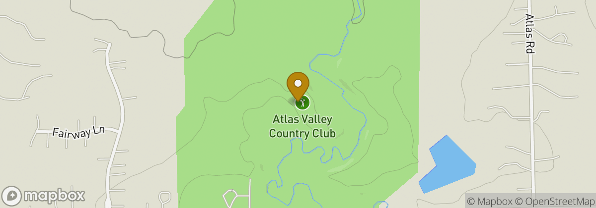 Map location: Atlas Valley Golf Club
