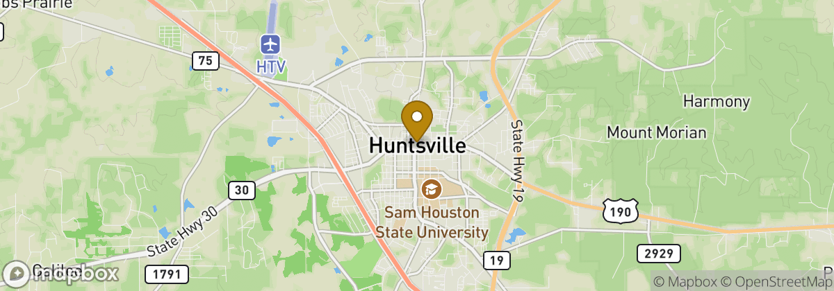 Map location: Huntsville