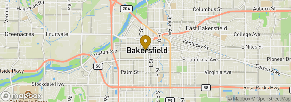 Map location: Bakersfield