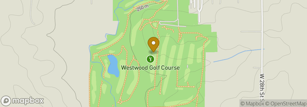 Map location: Westwood Golf Course