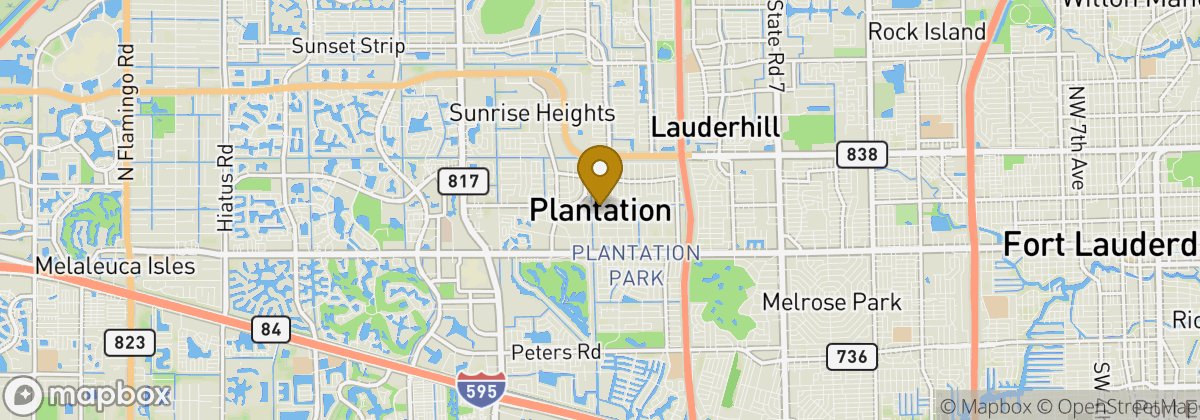 Map location: Plantation