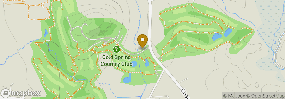 Map location: Cold Spring Country Club