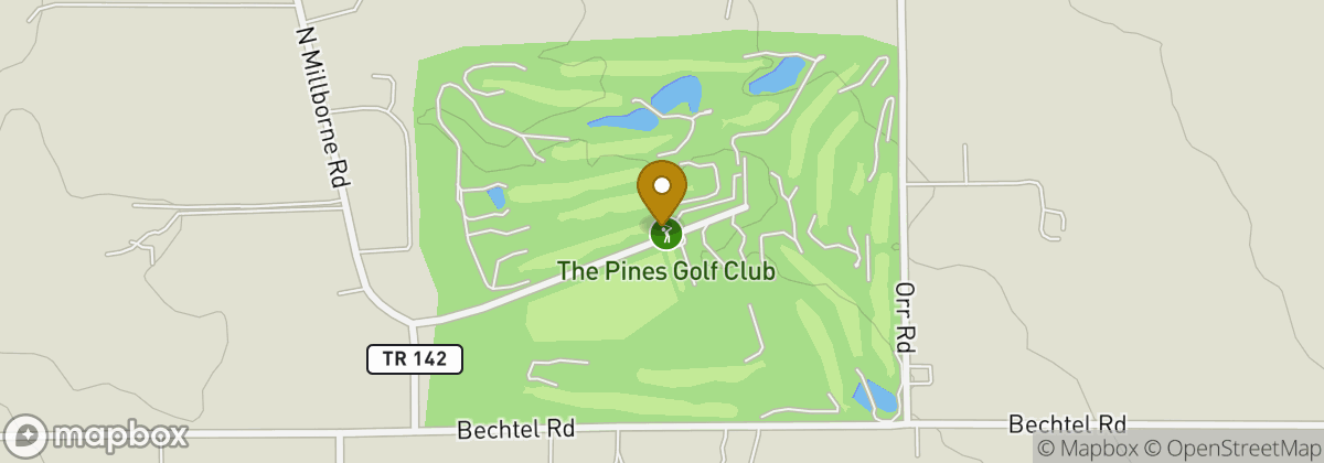 Map location: Pines Golf Club