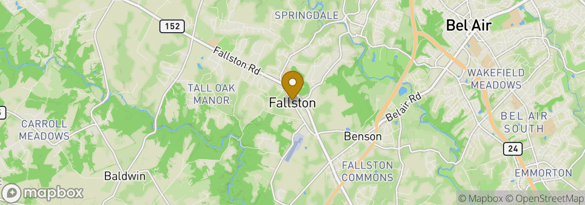 Map location: Fallston