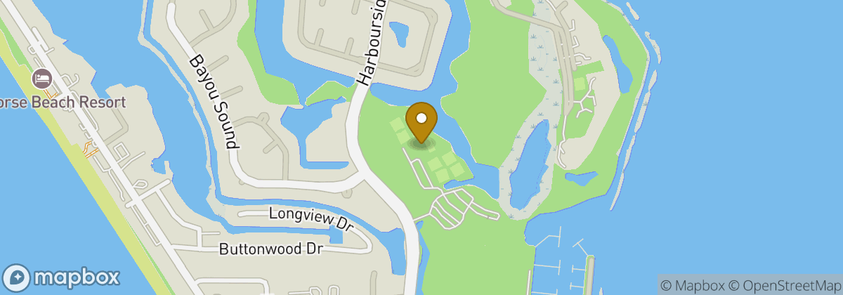 Map location: Harbourside Golf Course