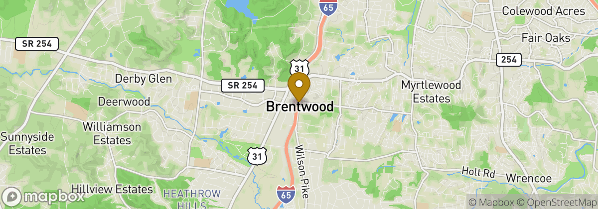 Map location: Brentwood