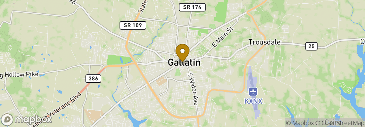 Map location: Gallatin