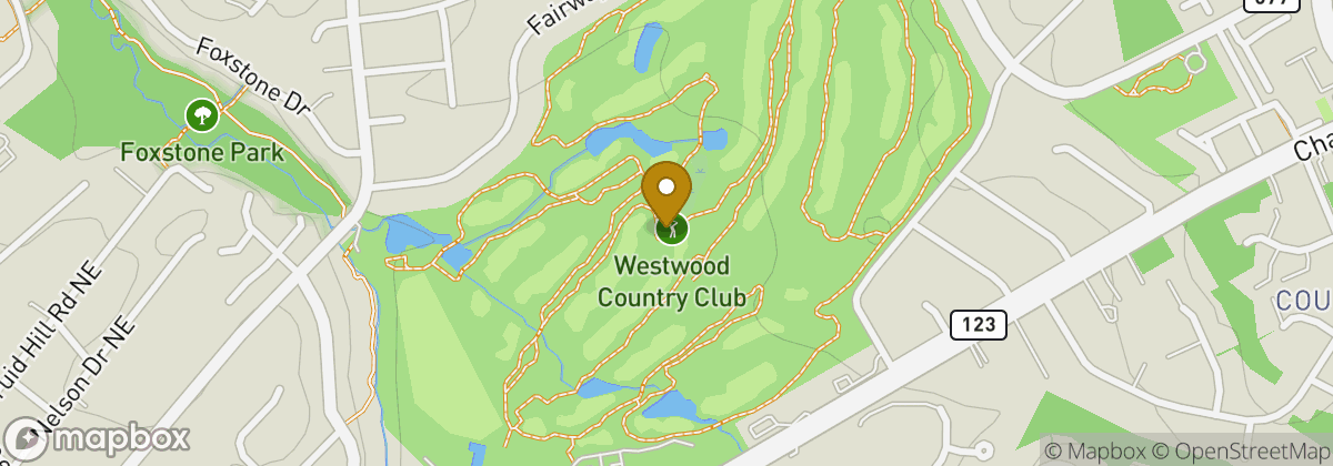 Map location: Westwood Country Club