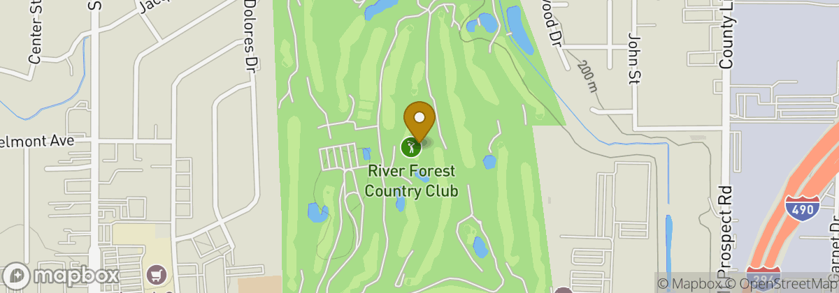 Map location: River Forest Golf Course
