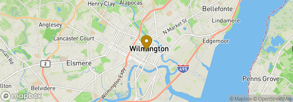 Map location: Wilmington