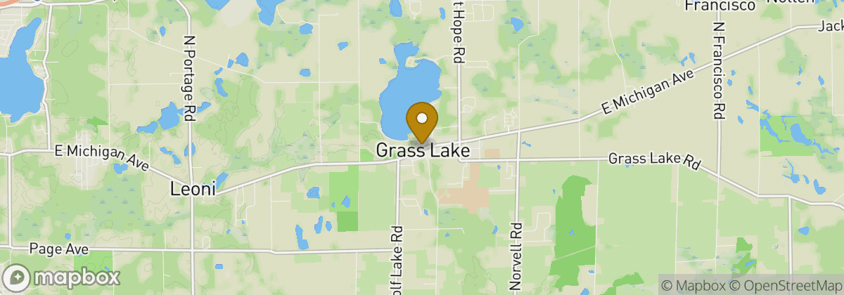 Map location: Grass Lake