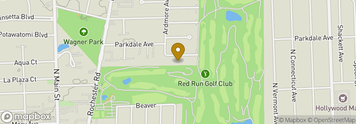 Map location: Red Run Golf Club