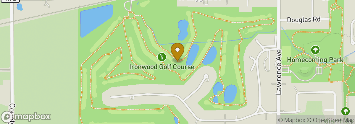 Map location: Ironwood Golf Course