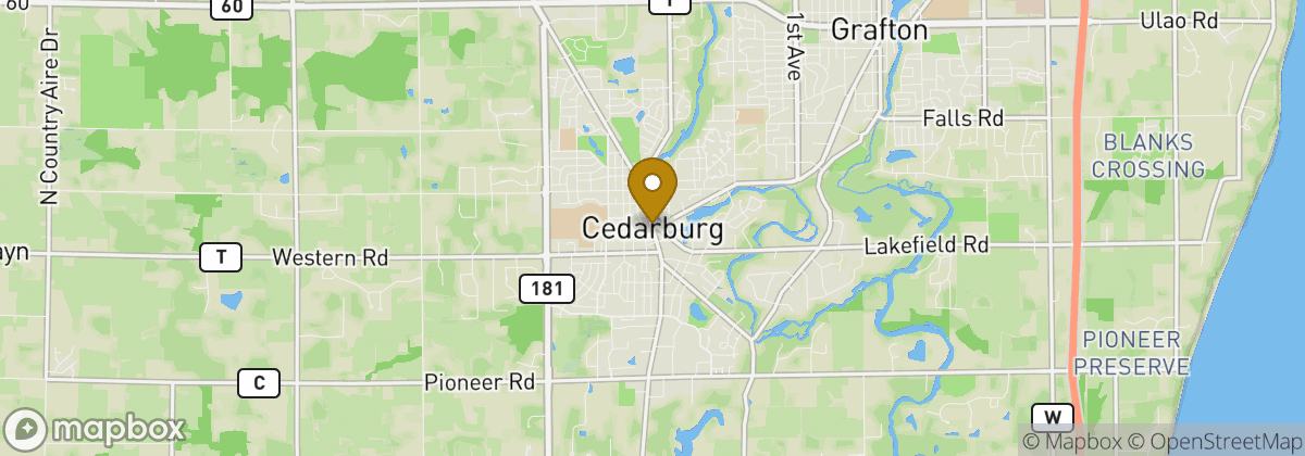 Map location: Cedarburg