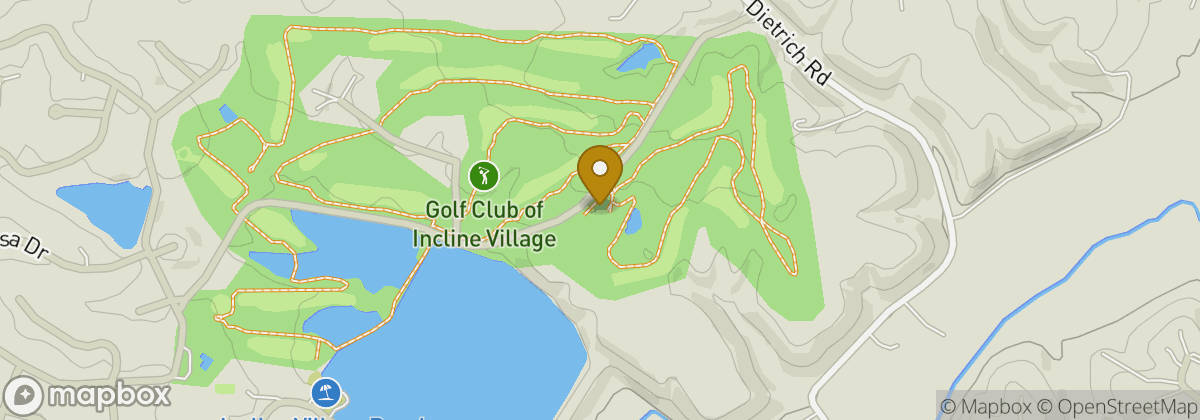 Map location: Incline Village Golf Course