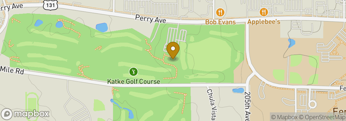 Map location: Ferris State University Katke Golf Course