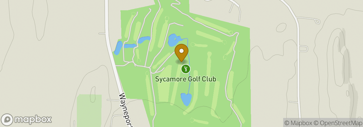 Map location: Sycamore Country Club