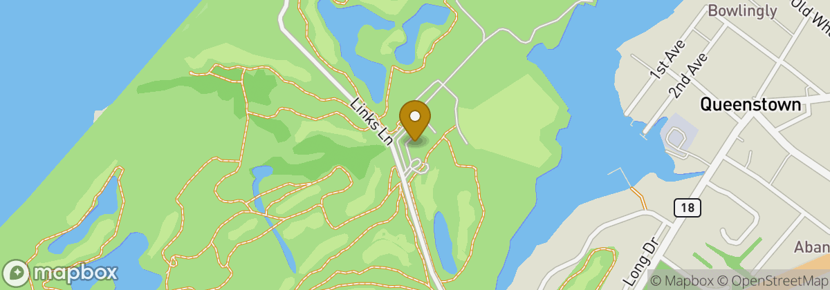 Map location: Queenstown Harbor Golf