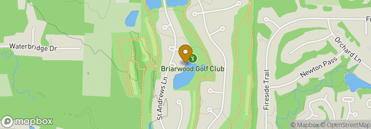 Map location: Briarwood Golf Club