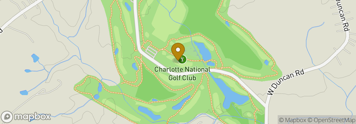 Map location: Charlotte National Golf Club