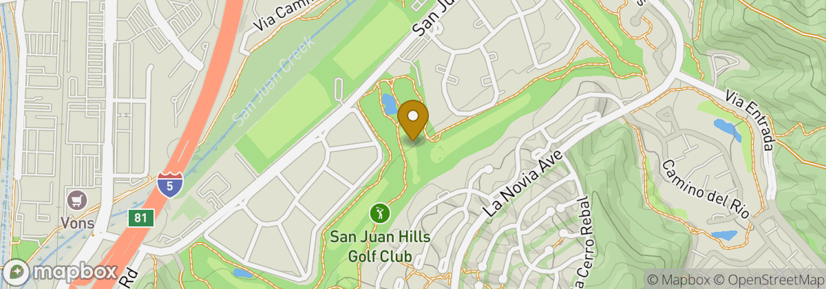 Map location: San Juan Hills Golf Club