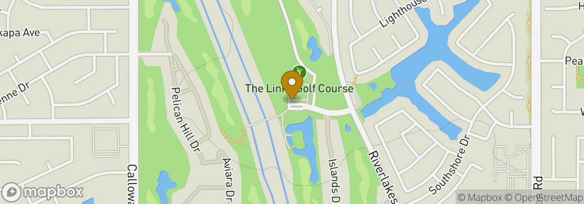 Map location: Links at Riverlakes Ranch Golf Course