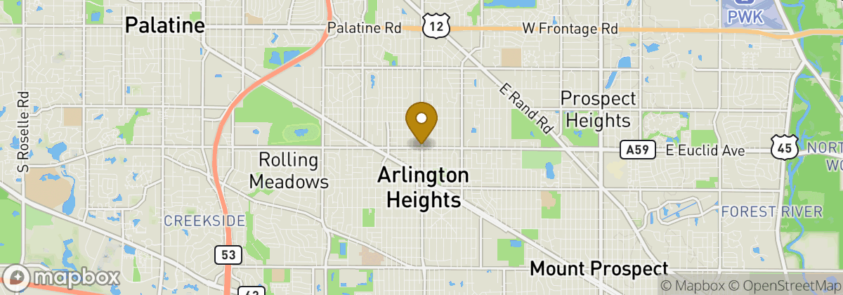 Map location: Arlington Heights
