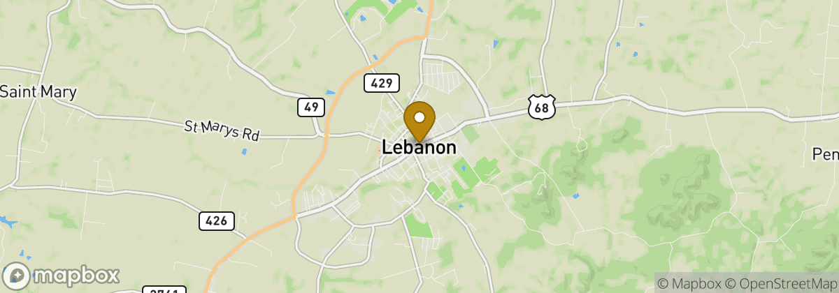 Map location: Lebanon