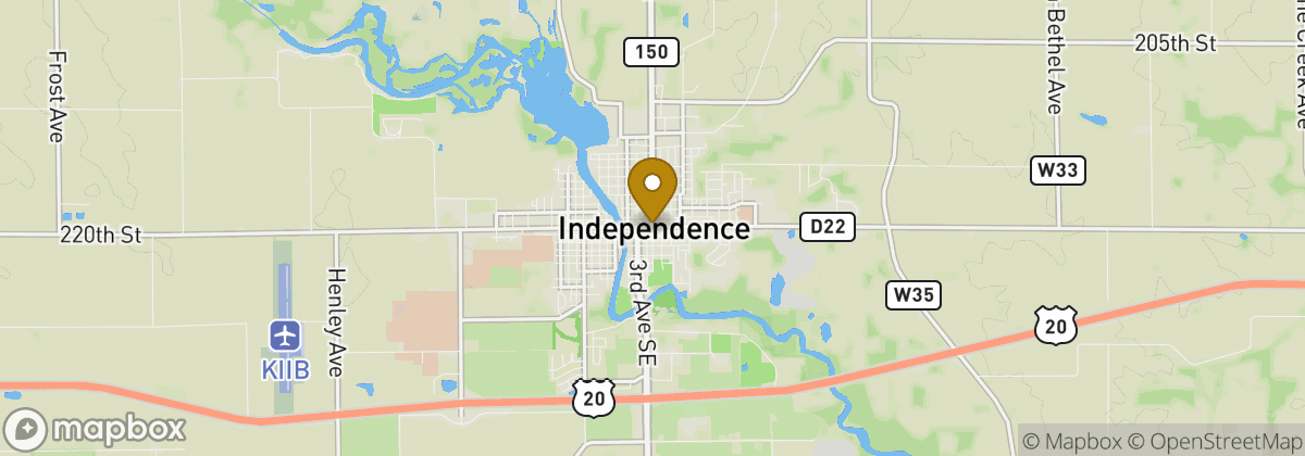 Map location: Independence