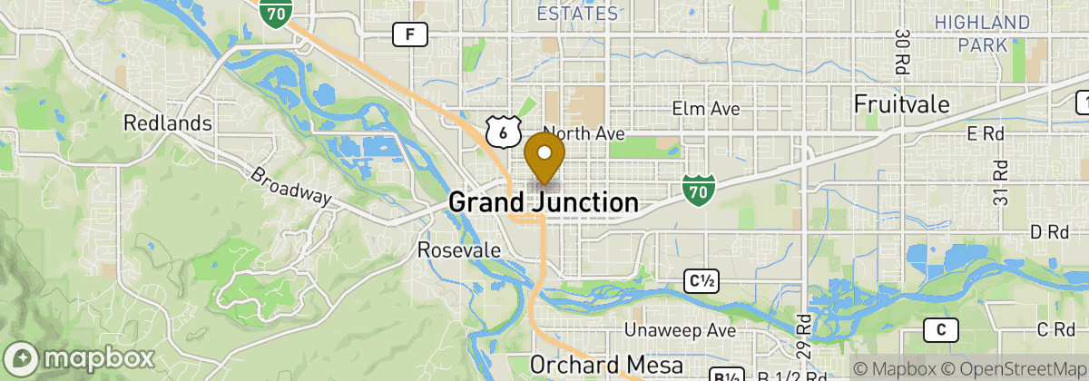 Map location: Grand Junction