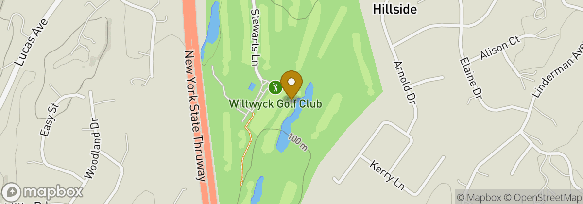 Map location: Wiltwyck Golf Club