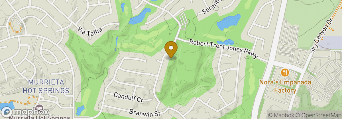 Map location: The Golf Club at Rancho California (ex Scga Golf Club)