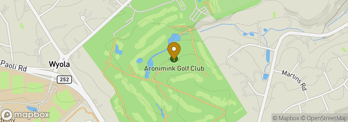Map location: Aronimink Golf Club