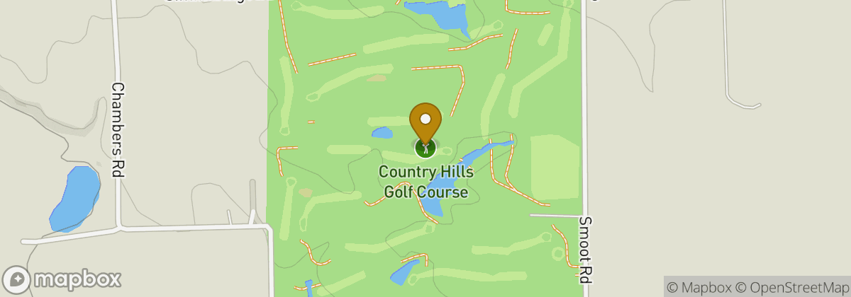 Map location: Country Hills Golf Course
