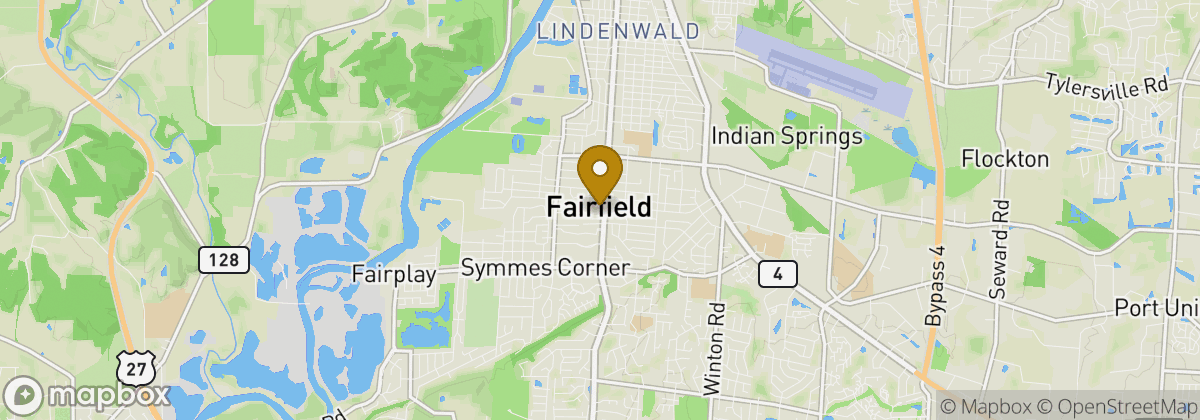 Map location: Fairfield