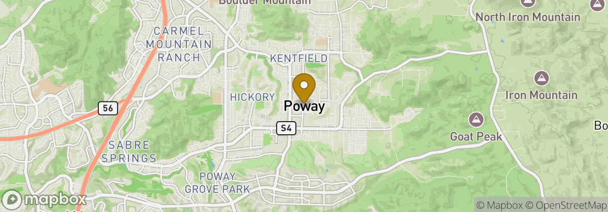 Map location: Poway