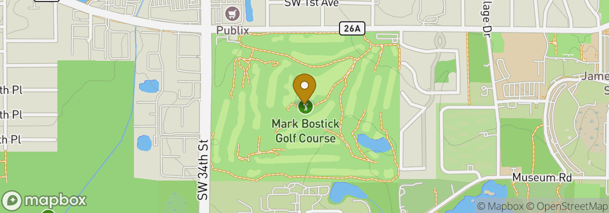 Map location: Mark Bostick Golf Course