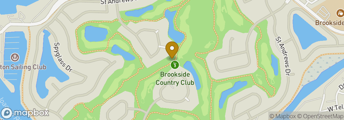Map location: Brookside Golf Club