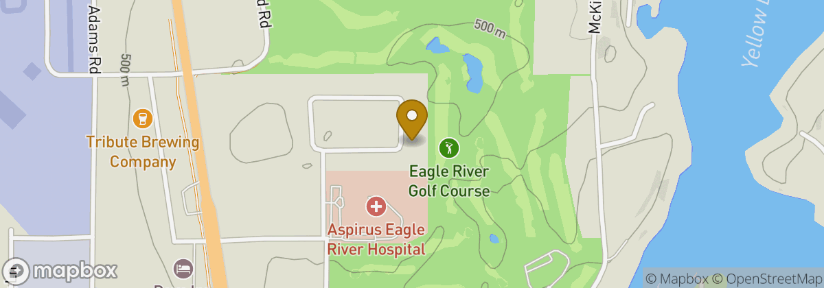 Map location: Eagle River Golf Course