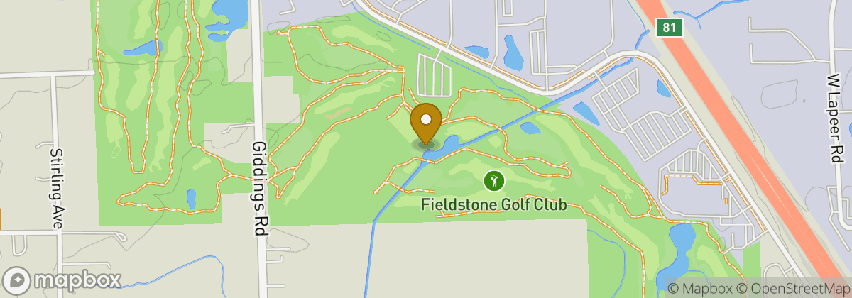 Map location: Fieldstone Golf Club