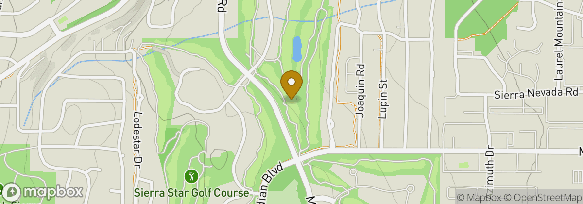 Map location: Sierra Star Golf Course