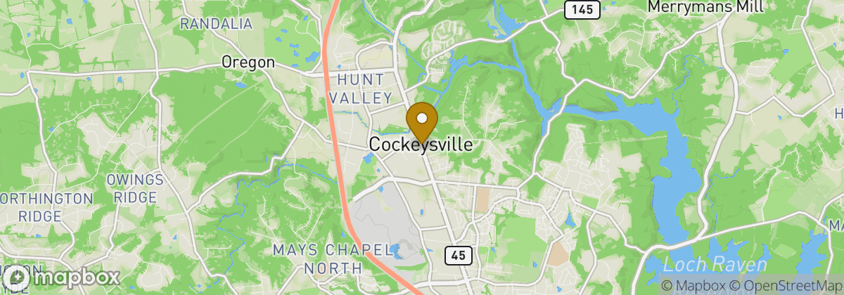 Map location: Cockeysville