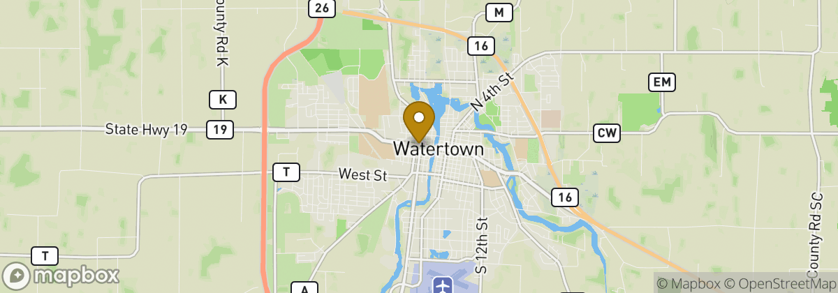 Map location: Watertown Country Club