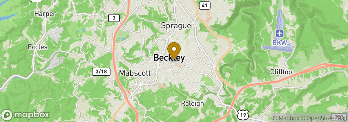 Map location: Beckley