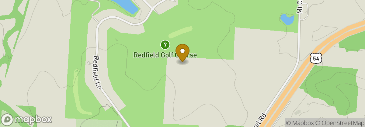 Map location: Redfield Golf Course