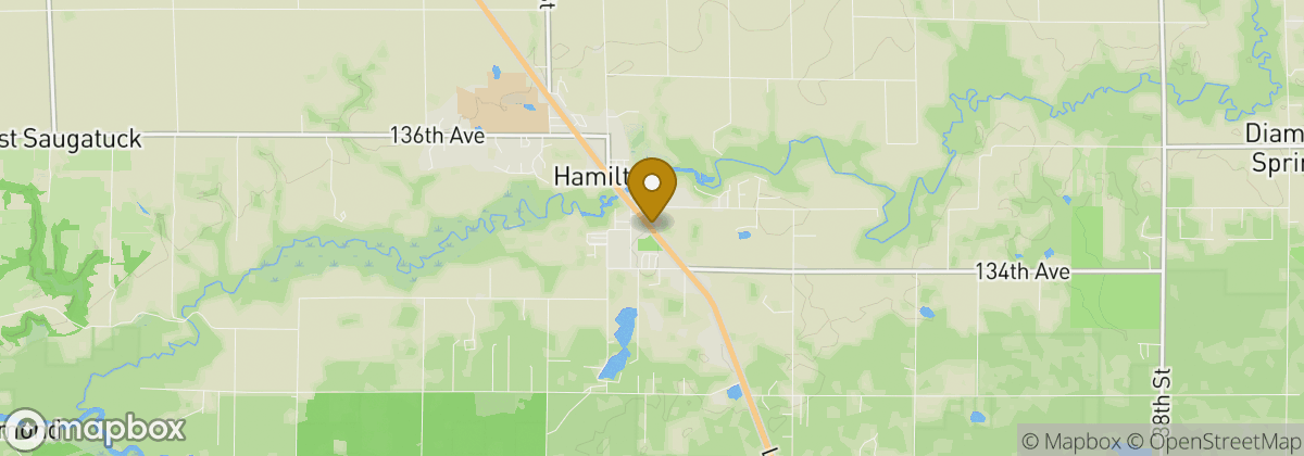 Map location: Hamilton