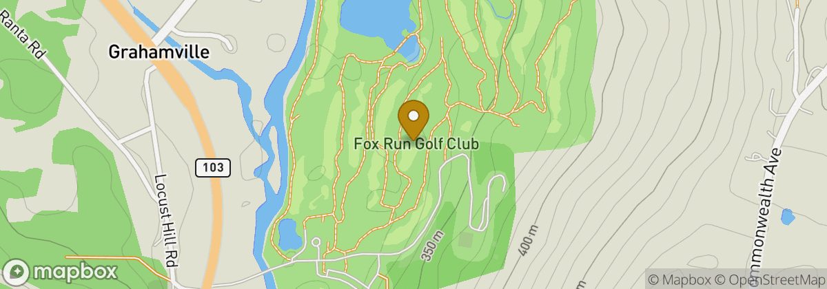 Map location: Fox Run Golf Club